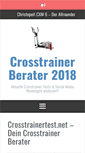 Mobile Screenshot of crosstrainertest.net